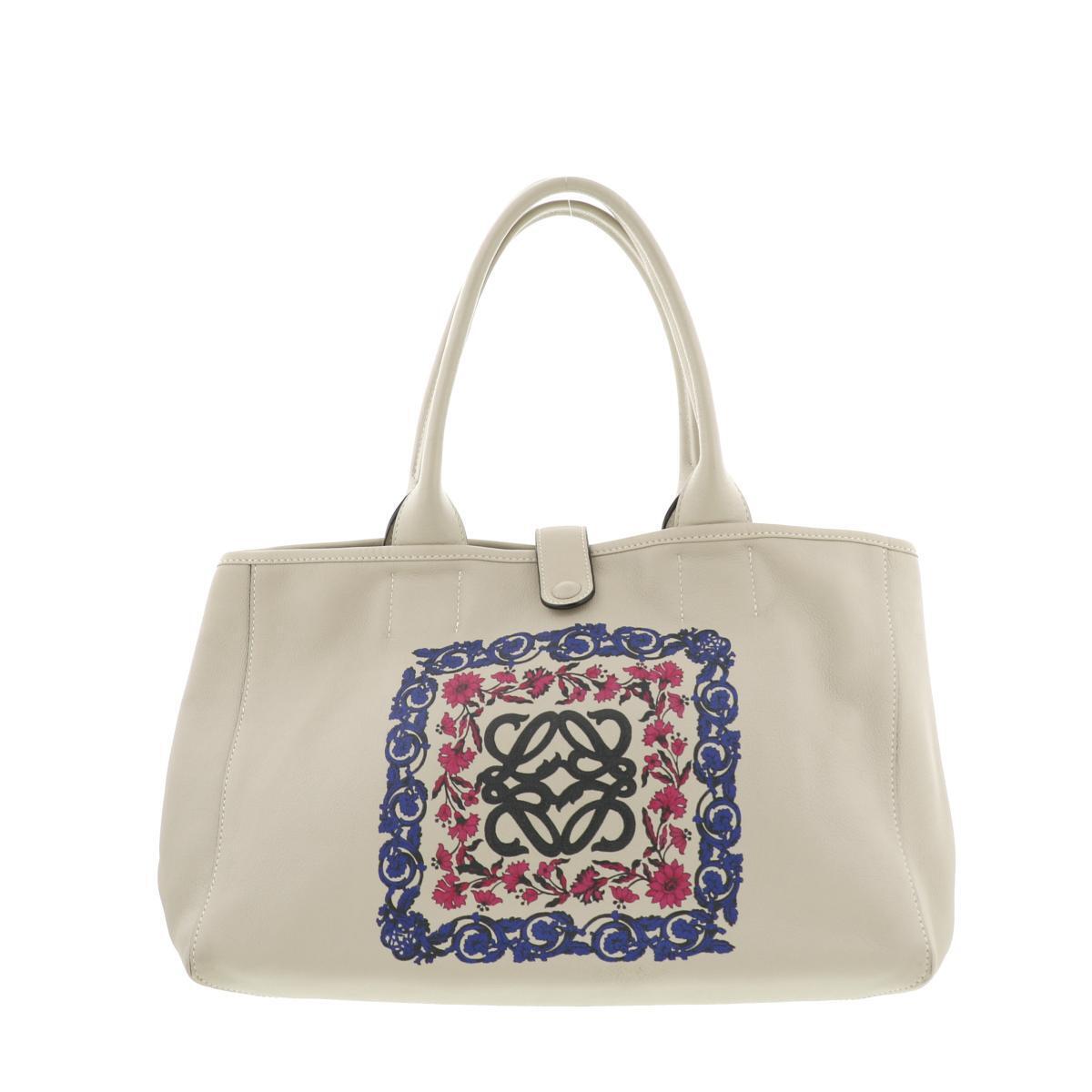 Loewe Anagram Tote Bag Gray